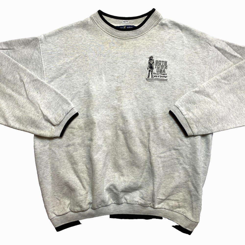 Luna Pier Sweatshirt Mens 2XL Gray Boy's Town USA Pullover